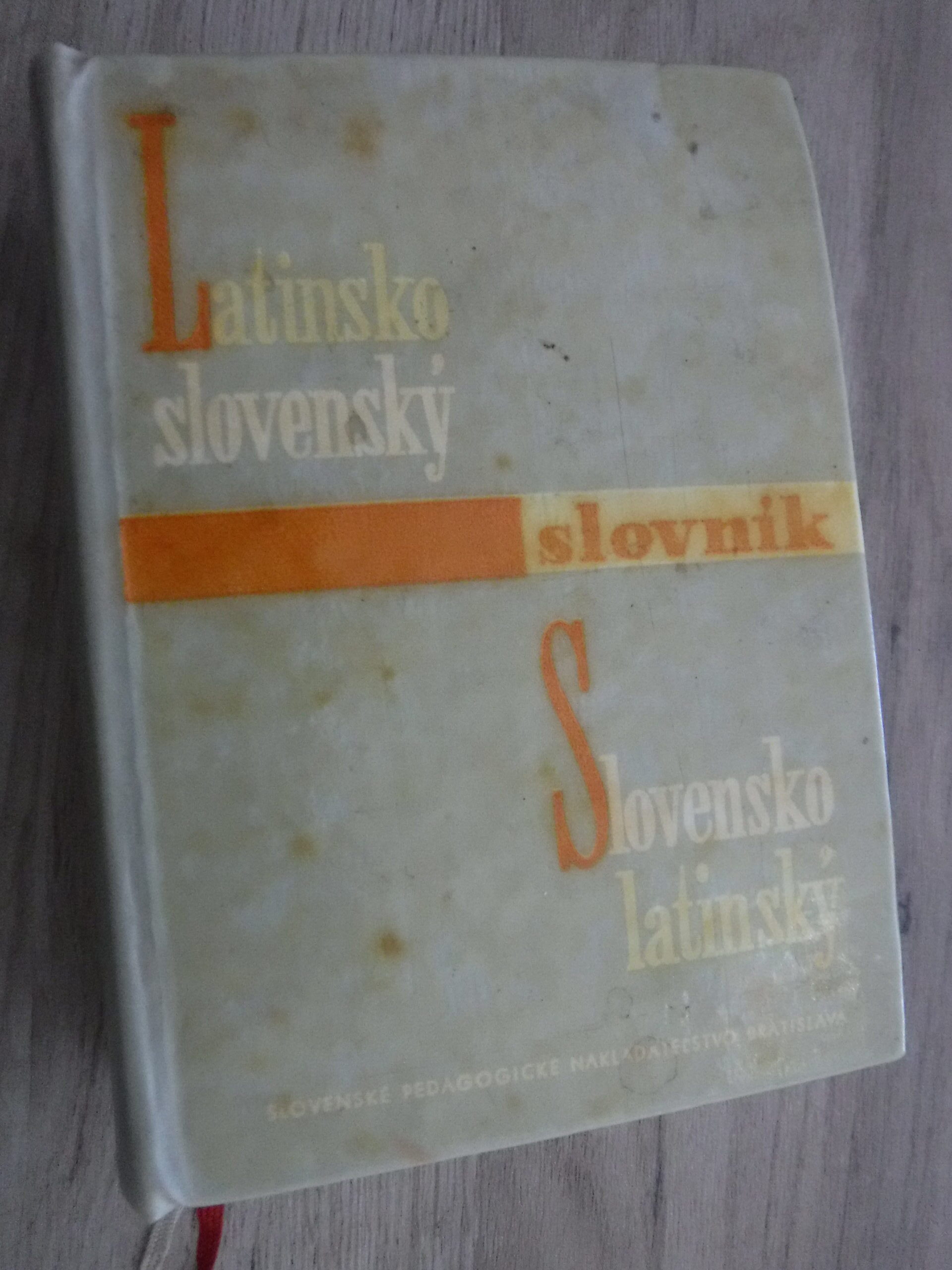 Latinsko-slovenský, Slovensko-latinský slovník